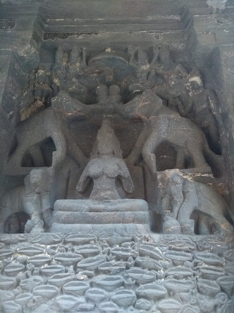 Ellora, Kailash, Gajalakshmi