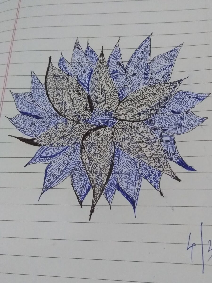 calm mind, Pune , zentangle